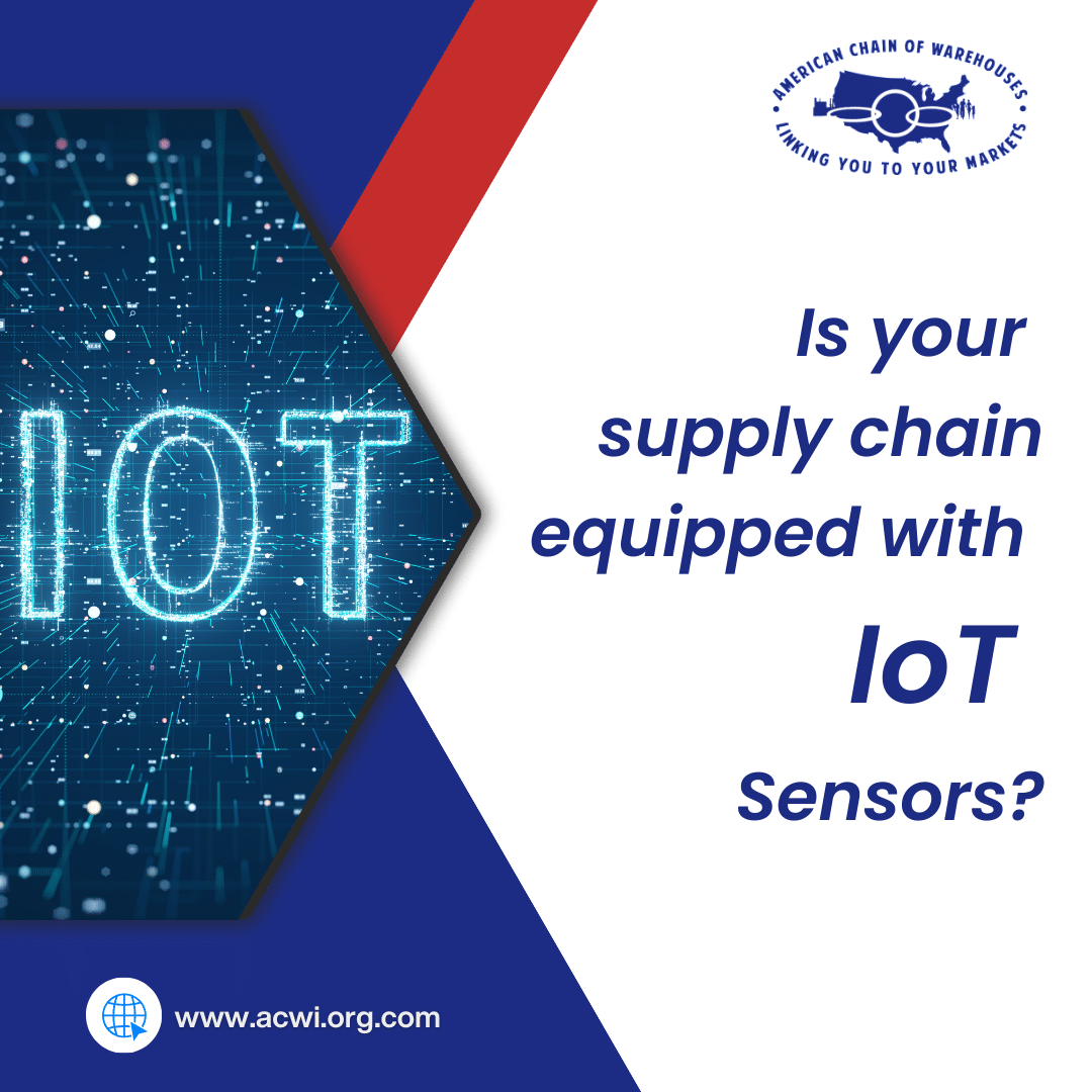 Internet of Things (IoT) sensors in warehouse operations